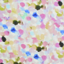 Tissu double gaze de coton à pois Dots, pourpre