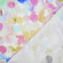 Tissu double gaze de coton à pois Dots, pourpre