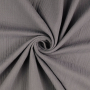 Katoenen mousseline double gauze, donkergrijs