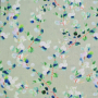 Katoenen mousseline double gauze Eucalyptus Leave, oudgroen