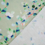 Katoenen mousseline double gauze Eucalyptus Leave, oudgroen