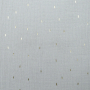 Katoenen mousseline double gauze gouden strepen, lichtgrijs