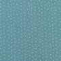 Katoenen mousseline double gauze little blossom, turquoise