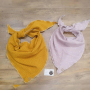 Musselin Double Gauze Little Dots, ocker