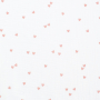 Tissu double gaze de coton Coeurs Little hearts, blanc