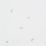 Katoenen mousseline double gauze Maan en sterren, gebroken wit