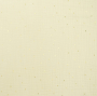 Tissu double gaze de coton plumetis doré, blanc vanille