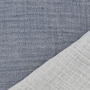 Mousseline recycled four layers, jeansblauw gemêleerd