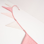 Katoenen mousseline double gauze, oudroze