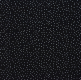 Katoenen mousseline double gauze kleine stippen, zwart