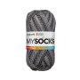 myboshi mysocks 4-thread sock yarn Edlund 100g, grey-violet