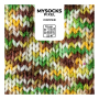myboshi mysocks Pixel 6-fädige Sockenwolle Copper 150g, braun-gelb