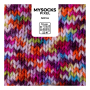 myboshi mysocks Pixel 6-fädige Sockenwolle Nova 150g, violett-orange