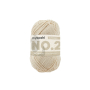 Pelote de laine coton & kapok myboshi No.2 laine d'été, 50g, ivoire