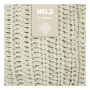 Pelote de laine coton & kapok myboshi No.2 laine d'été, 50g, ivoire