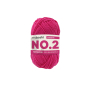 Pelote de laine coton & kapok myboshi No.2 laine d'été, 50g, rouge magenta