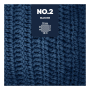 Pelote de laine coton & kapok myboshi No.2 laine d'été, 50g, bleu marine