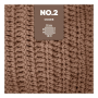 Pelote de laine coton & kapok myboshi No.2 laine d'été, 50g, ocre