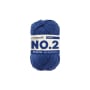 Pelote de laine coton & kapok myboshi No.2 laine d'été, 50g, bleu saphir