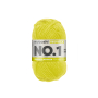 Pelote de laine merino & polyacrylique myboshi No.1, 50g, jaune fluo