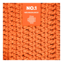 Pelote de laine merino & polyacrylique myboshi No.1, 50g, orange fluo