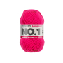 Pelote de laine merino & polyacrylique myboshi No.1, 50g, fuchsia fluo
