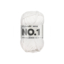 Pelote de laine merino & polyacrylique myboshi No.1, 50g, blanc