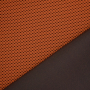 3D mesh stof met geweven achterkant, oranje