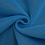 3D mesh stof met geweven achterkant, turquoise