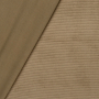 Tissu nicki jersey velours côtelé, beige foncé