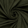 Tissu nicki jersey velours côtelé, vert olive