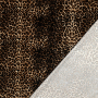 Tissu nicki polaire stretch polyester Leo, beige