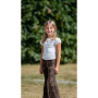 Tissu nicki polaire stretch polyester Leo, beige