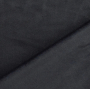 Tissu nicki polaire stretch polyester Eva, noir