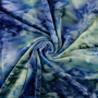 Nicky velours Ice Velvet Batik, marineblauw