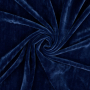 Tissu nicki Ice Velvet Cloudy, bleu foncé