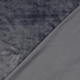 Nicky velours Ice Velvet Cloudy, donkergrijs