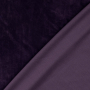 Nicki fabric Ice Velvet Cloudy, dark purple