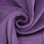 Tissu nicki jersey velours coton Sandrine, pourpre clair