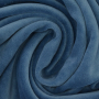Nicki fabric plain, denim blue