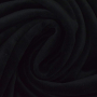 Tissu nicki jersey velours coton Sandrine, noir