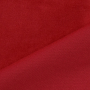 Nicky velours uni, signaalrood