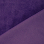 Nicky velours uni, violet