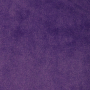 Nicky velours uni, violet