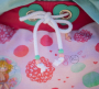 Eyelet Patch imitatieleer Hearts, mintgroen
