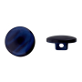 Bouton couture plastique Amanda, bleu foncé