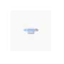 Bouton couture plastique Peppa Pig, 15 cm, bleu clair