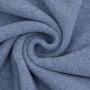 Biologische katoenen fleece, jeansblauw