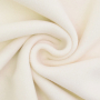 Biologische katoenen fleece, gebroken wit