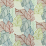 Tissu french terry bio feuilles Color Leaves, blanc cassé